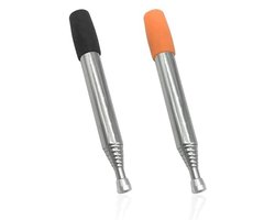 Vuurkorfaccessoires Set voor Camping en Open Haard - Vuurstaaf, Vuurstarter en Balgtelescoopbuis