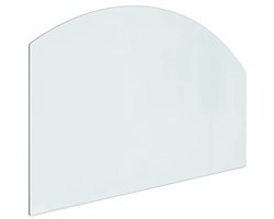 Vuurplaats glazen plaat 80x50 cm - vlamdichte en vonkbestendige vloerbedekking