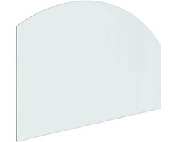 Vuurplaats glazen plaat 80x50 cm - vlamdichte en vonkbestendige vloerbedekking