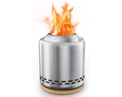 Vuurplaats Tafelblad voor Buiten met Standaard - Draagbare Mini Vuurplek - Geschikt voor Pellets of Hout