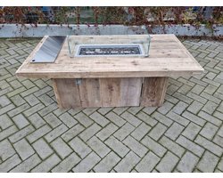 Vuurtafel Tree Gebruikt Steigerhout 80x150x50