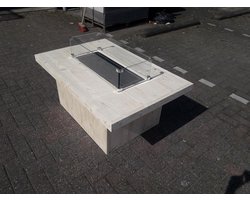 Vuurtafel Tree Nieuw Steigerhout 80x120x50