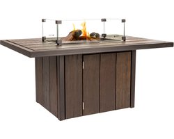 Vuurtafel Zwart Cyra