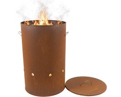 Vuurton - roodbruin - staal - 60x38,5 cm - voor buiten