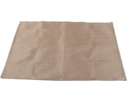 Vuurvaste Mat - Hittebestendige Onderlegger - Bescherming Onder BBQ - Glasvezel Materiaal - 100x80 cm - Groen-Blauw
