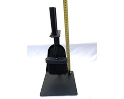 VuurZon haardset zwart - haardstel 3-delig - openhaard gereedschap - houtkachel