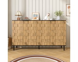 VVBV Dressoir met Voor Woonkamer, Voor Hal/Entree - Opbergruimte - Hout/Metaal