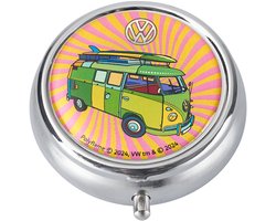 VW Asbak – Retro Design – Klapdeksel – Metaal – Geel & Groen - 5 cm
