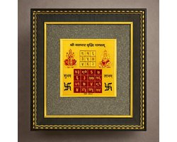 Vyapar Vriddhi Yantra Muurdecoratie - Multicolour