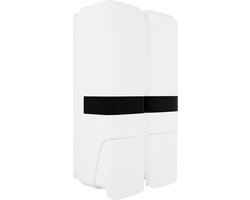 Waal® Zeepdispenser Wandmontage - Zeeppompje - Zeephouders - Zeepdispenser hangend - Badkamer & wastafel - Wit