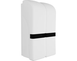 Waal® Zeepdispenser Wandmontage - Zelfklevend - Zeeppompje - Zeephouders - Zeepdispenser hangend - Badkamer & wastafel - Wit