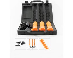 Waarschuwingslicht Set (3x waarschuwingslicht, adapter & koffer)