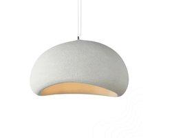 Wabi Sabi Lamp - Hanglamp eetkamer - Woonkamer - Kroonluchter - Minimalistisch - Interieur E27 - Warm White - 30x150 cm - Wit