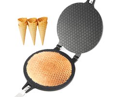 Wafel Hoorntjes Maker - IJshoorntjes Bakvorm voor Zelfgemaakte IJs & Loempia's