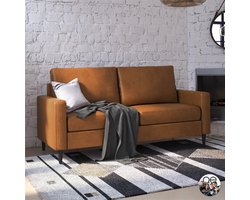 Wainwright|Bank 3 zits in kunstleer Camel