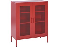 WAKATIPU - Sideboard - Rood - Staal