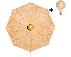 Wall Lamp - PANAMA - Raffia