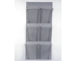 Wall mounted shoe rack 1 stuk voor 6 paar sneakers met kleverige haken, opberg - en opberg schoenen