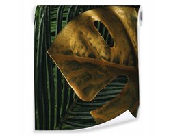 WALLARENA - Behang - Breedte 50 cm - bladeren patroon - Geschikt voor woonkamers en slaapkamers - 10m