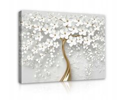 WALLARENA - Canvas schilderij - 60x40 cm - Abstracte kunst voor de woonkamer