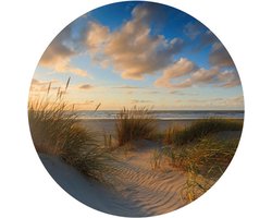 WallArt Behangcirkel - Beachlife - Ø 190 cm - Cirkel Behang - Rond Behang