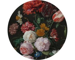 WallArt-Behangcirkel-Golden-Age-Flowers-142,5-cm