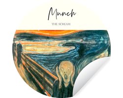 WallCircle - Muurstickers - Behangcirkel - Schilderij - Art Nouveau - Oude meesters - ⌀ 30 cm - Muurcirkel - Zelfklevend - Ronde Behangsticker