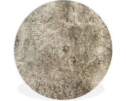 WallCircle - Wandcirkel ⌀ 140 - Cement - Bruin - Beton - Vintage - Ronde schilderijen woonkamer - Wandbord rond - Muurdecoratie cirkel - Kamer decoratie binnen - Wanddecoratie muurcirkel - Woonaccessoires