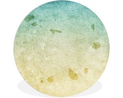 WallCircle - Wandcirkel ⌀ 30 - Illustratie van Kaapverdië op een grunge canvas textuur - Ronde schilderijen woonkamer - Wandbord rond - Muurdecoratie cirkel - Kamer decoratie binnen - Wanddecoratie muurcirkel - Woonaccessoires