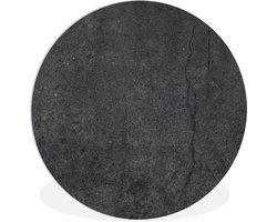 WallCircle - Wandcirkel ⌀ 60 - Beton - Grey - Zwart - Cement - Ronde schilderijen woonkamer - Wandbord rond - Muurdecoratie cirkel - Kamer decoratie binnen - Wanddecoratie muurcirkel - Woonaccessoires
