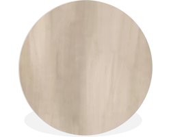 WallCircle - Wandcirkel ⌀ 90 - Abstract - Taupe - Design - Ronde schilderijen woonkamer - Wandbord rond - Muurdecoratie cirkel - Kamer decoratie binnen - Wanddecoratie muurcirkel - Woonaccessoires