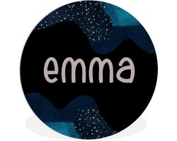 WallCircle - Wandcirkel ⌀ 90 - Emma - Pastel - Meisje - Ronde schilderijen woonkamer - Wandbord rond - Muurdecoratie cirkel - Kamer decoratie binnen - Wanddecoratie muurcirkel - Woonaccessoires