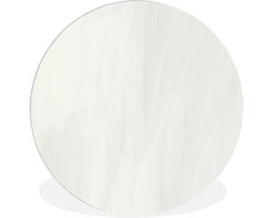 WallCircle - Wandcirkel ⌀ 90 - Taupe - Abstract - Wit - Ronde schilderijen woonkamer - Wandbord rond - Muurdecoratie cirkel - Kamer decoratie binnen - Wanddecoratie muurcirkel - Woonaccessoires