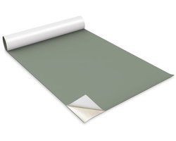 Wallfluent Meubelfolie - Donkergroen Meubelsticker - 100 cm x 50 cm - Eén kleur Meubelfolie - Kastfolie - Plakfolie Mat - Plakfolie Meubels - Zelfklevende Meubelwrap - Folie Voor Meubels