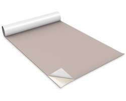 Wallfluent Meubelfolie - Lichtbruin Meubelsticker - 100 cm x 50 cm - Eén kleur Meubelfolie - Kastfolie - Plakfolie Mat - Plakfolie Meubels - Kastdeuren Folie - Folie Voor Meubels