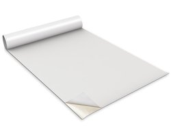 Wallfluent Meubelfolie - Lichtgrijs Meubelsticker - 100 cm x 50 cm - Eén kleur Meubelfolie - Decoratieve Folie - Meubel Make-Over - Kastfolie - Plakfolie Mat - Kastdeuren Folie
