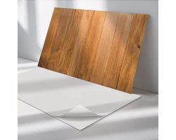 Wallfluent Vinyl Wandpaneel - Houten bordstructuur Zelfklevend Muurpaneel - 120 cm x 60 cm - Bruin Vinyl Wandpaneel - Verpakking van 1 stuk - Rechthoekig Wandbekleding Vinyl - Texturen Wandpaneel - Vinyl Wandbekleding - Wandpaneel Keuken en Badkamer