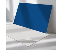 Wallfluent Vinyl Wandpaneel - Kleur Blauw Wandpaneel PVC - 120 cm x 60 cm - Marine Vinyl Wandpaneel - Set van 1 - Rechthoekig Wandbekleding Vinyl - Patroon Wandpaneel - Zelfklevend Wandpaneel - Wandpaneel Keuken en Badkamer