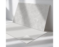 Wallfluent Vinyl Wandpaneel - Natuursteenpatroon PVC Muurpaneel - 100 cm x 50 cm - Grijs PVC wandpaneel - 1 stuk - Rechthoekig Wandbekleding Vinyl - Texturen Wandpaneel - Zelfklevende Wandbekleding - Wandpaneel Keuken en Badkamer