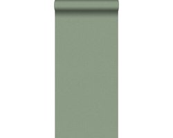 Walls4You behang effen groen - 935342 - 0,53 x 10,05 m