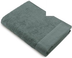 Walra Badlaken Remade Cotton - 70x140 - 100% katoen - Donker Groen