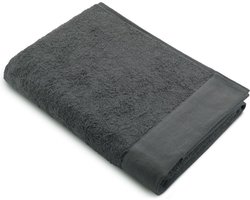 Walra Badlaken Remade Cotton - 70x140 - 100% katoen - Grijs / Antraciet