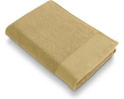 Walra Badlaken Soft Cotton Popcorn - Geel - 70x140
