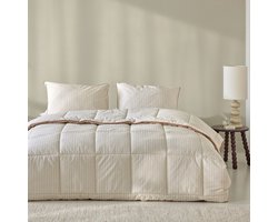 Walra Dekbed zonder overtrek Whimsy Lines - 140x200 - 100% Katoen (BCI) - Off White