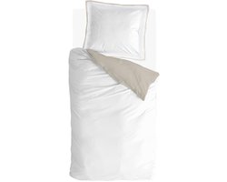 Walra Dekbedovertrek Classy Tencel - 140x220 - 65% Tencel / 35% Katoen BCI - Off White / Beige