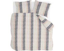 Walra Dekbedovertrek Remade Drawing Fishbones - 200x220 - 100% katoen - Off White