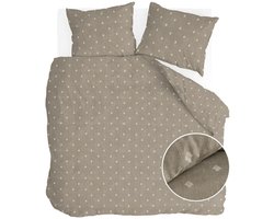 Walra Dekbedovertrek Remade Rustic GraCe - 240x220 - 100% katoen - Taupe