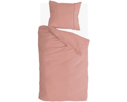 Walra Dekbedovertrek Remade Uni Essence - 140x220 - 100% katoen - Roze