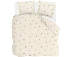 Walra Dekbedovertrek Sunset Blossom - 200x220 - 70% gerecycled Katoen (GRS) / 30% Katoen (BCI) - Off White