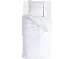Walra Dekbedovertrek Timeless Chic - 135x200 - 100% BCI Katoen - Wit